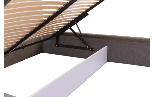 Goossens bedframe mysen storage bruin stof - 8231670-goossens-mysen-bedframe-stof-10