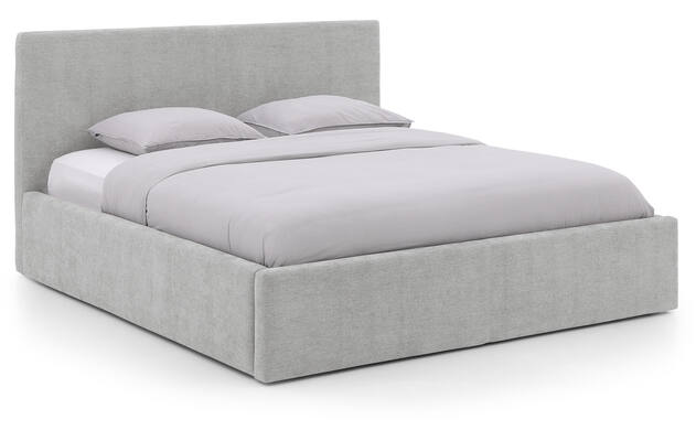 Goossens bedframe mysen storage grijs stof - 8231675-goossens-mysen-bedframe-stof-01