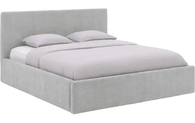 Goossens bedframe mysen storage grijs stof - 8231675-goossens-mysen-bedframe-stof-01