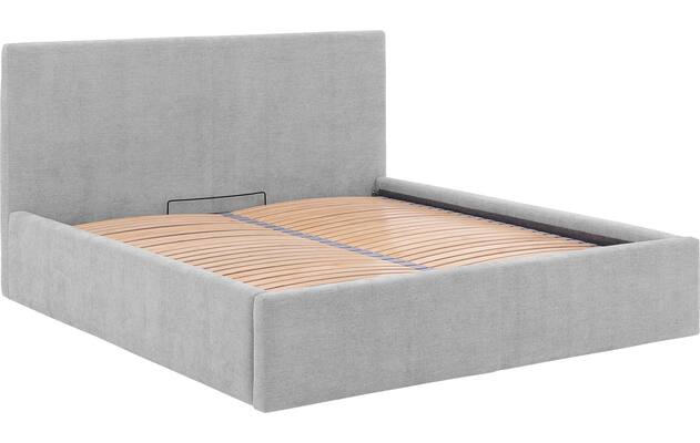 Goossens bedframe mysen storage grijs stof - 8231675-goossens-mysen-bedframe-stof-08