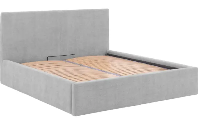 Goossens bedframe mysen storage grijs stof - 8231675-goossens-mysen-bedframe-stof-08