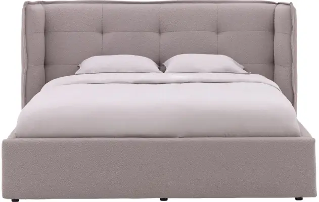 Goossens gestoffeerd bedframe canon wit stof - 8231710-01