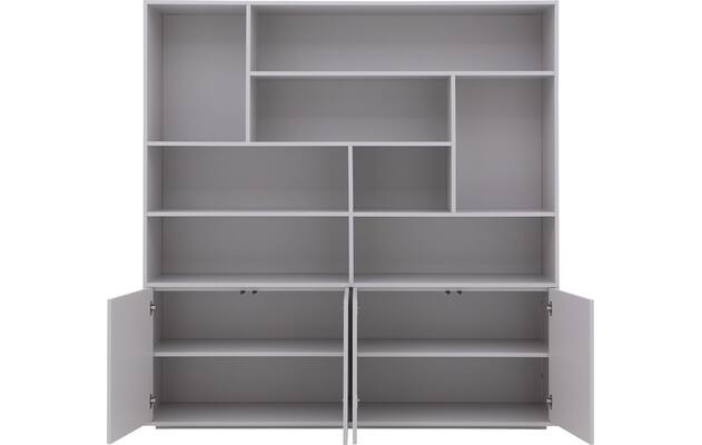 Goossens basic buffetkast madrid grijs melamine - 8231711-02