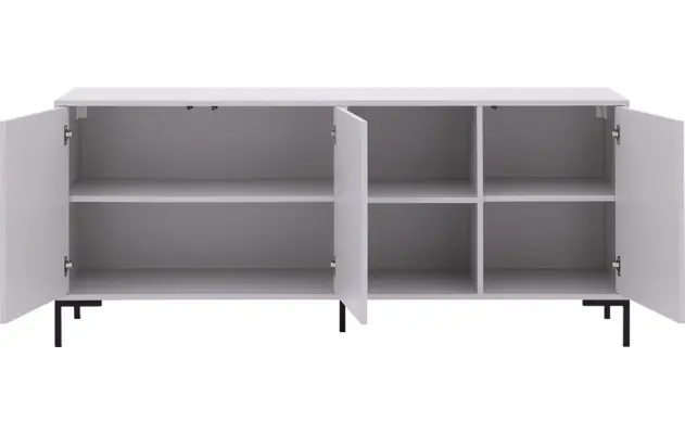 Goossens basic dressoir madrid grijs melamine - 8231712-02