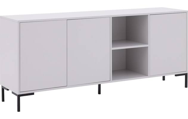 Goossens basic dressoir madrid grijs melamine - 8231712-03