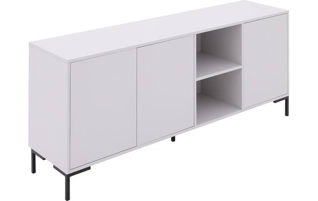 Goossens basic dressoir madrid grijs melamine - 8231712-05