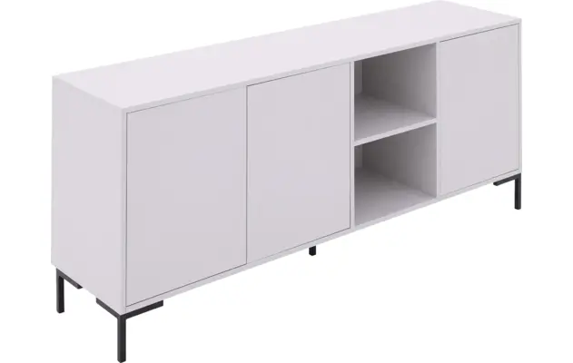 Goossens basic dressoir madrid grijs melamine - 8231712-05