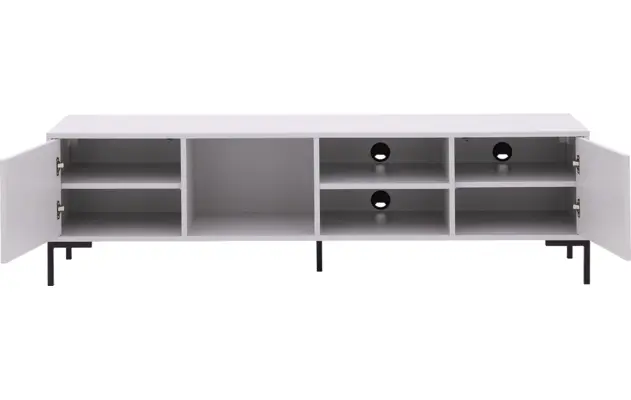 Goossens basic tv meubel madrid grijs melamine - 8231713-02