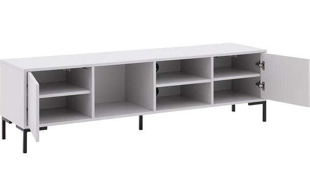 Goossens basic tv meubel madrid grijs melamine - 8231713-04