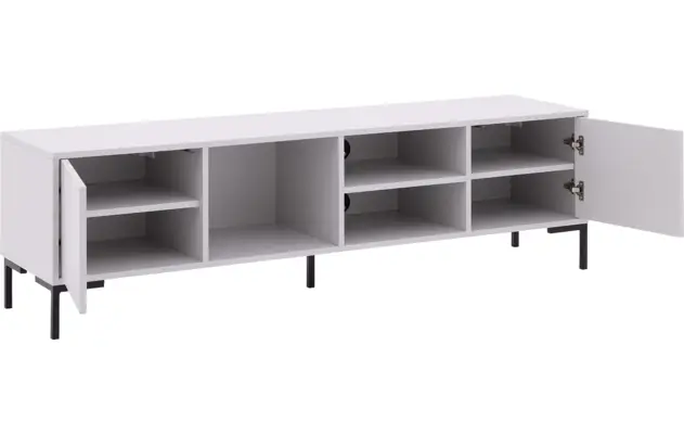 Goossens basic tv meubel madrid grijs melamine - 8231713-04