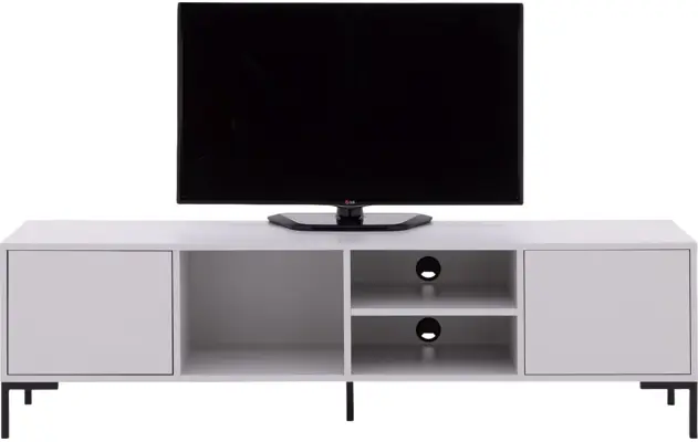 Goossens basic tv meubel madrid grijs melamine - 8231713-06