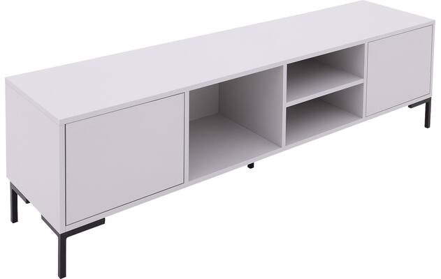 Goossens basic tv meubel madrid grijs melamine - 8231713-07