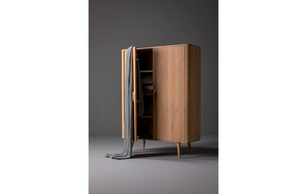 Goossens opbergkast bjarte wit eiken - 8231730-04