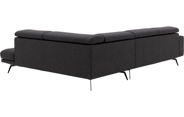Goossens hoekbank viggo bruin stof - 8231818-07