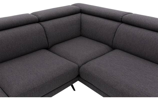 Goossens hoekbank viggo bruin stof - 8231818-10