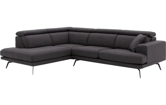 Goossens hoekbank viggo bruin stof - 8231818-gespiegeld-04