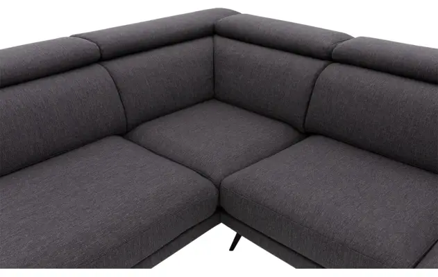 Goossens hoekbank viggo bruin stof - 8231818-gespiegeld-10