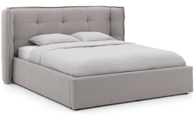 Goossens gestoffeerd bedframe canon grijs stof - 8231830-goossens-octaaf-bedframe-stof-02