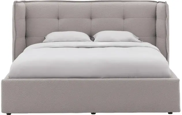 Goossens gestoffeerd bedframe canon grijs stof - 8231830-goossens-octaaf-bedframe-stof-04