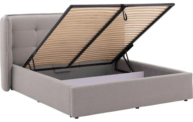 Goossens gestoffeerd bedframe canon grijs stof - 8231830-goossens-octaaf-bedframe-stof-05