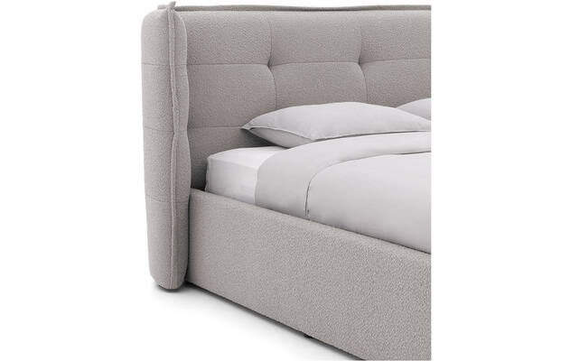 Goossens gestoffeerd bedframe canon grijs stof - 8231830-goossens-octaaf-bedframe-stof-07