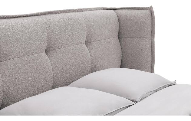 Goossens gestoffeerd bedframe canon grijs stof - 8231830-goossens-octaaf-bedframe-stof-08