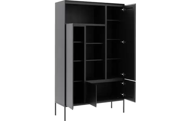 Goossens excellent opbergkast vic zwart eiken - 8231844-goossens-vic-opbergkast-eiken-03