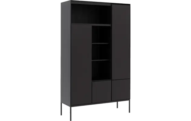 Goossens excellent opbergkast vic zwart eiken - 8231844-goossens-vic-opbergkast-eiken-04