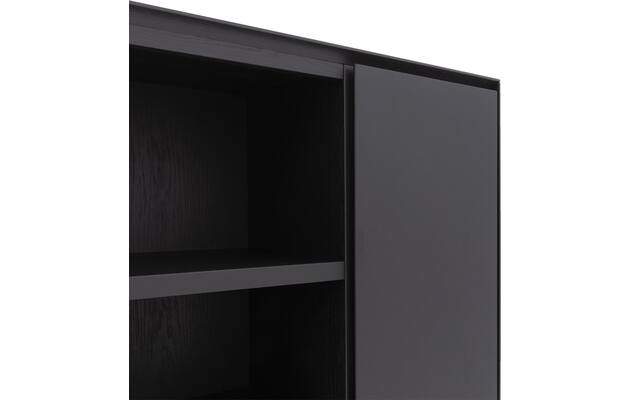 Goossens excellent opbergkast vic zwart eiken - 8231844-goossens-vic-opbergkast-eiken-05