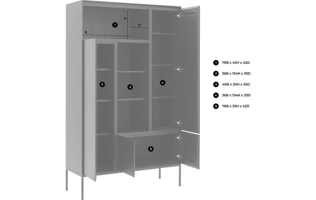 Goossens excellent opbergkast vic zwart eiken - 8231844-goossens-vic-opbergkast-eiken-51