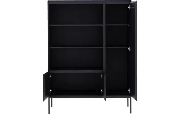 Goossens excellent opbergkast vic zwart eiken - 8231845-goossens-vic-opbergkast-eiken-02