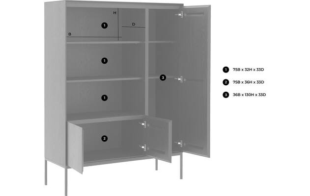 Goossens excellent opbergkast vic zwart eiken - 8231845-goossens-vic-opbergkast-eiken-51