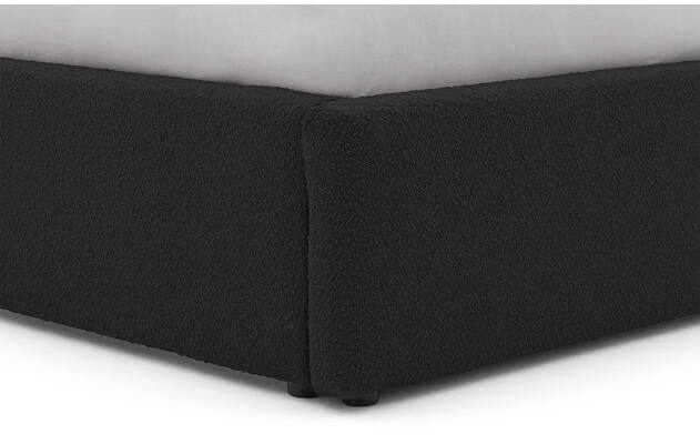 Goossens gestoffeerd bedframe canon zwart stof - 8231854-goossens-canon-bedframe-stof-09