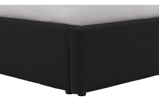Goossens gestoffeerd bedframe canon zwart stof - 8231854-goossens-canon-bedframe-stof-09
