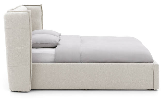 Goossens gestoffeerd bedframe canon beige stof - 8231855-goossens-canon-bedframe-stof-03
