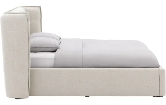 Goossens gestoffeerd bedframe canon beige stof - 8231855-goossens-canon-bedframe-stof-03