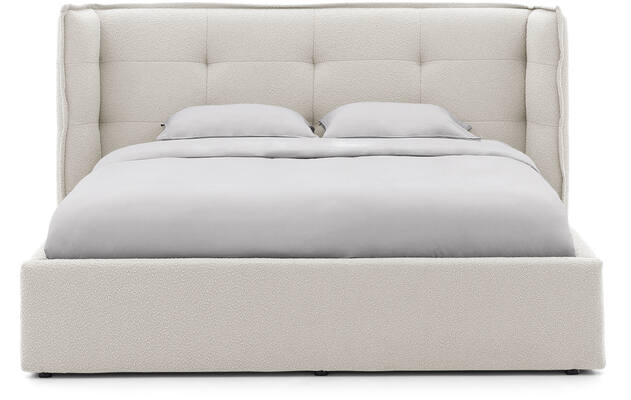 Goossens gestoffeerd bedframe canon beige stof - 8231855-goossens-canon-bedframe-stof-04