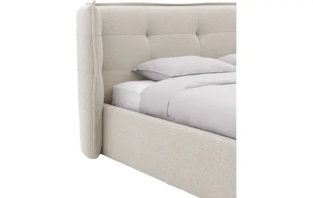 Goossens gestoffeerd bedframe canon beige stof - 8231855-goossens-canon-bedframe-stof-07
