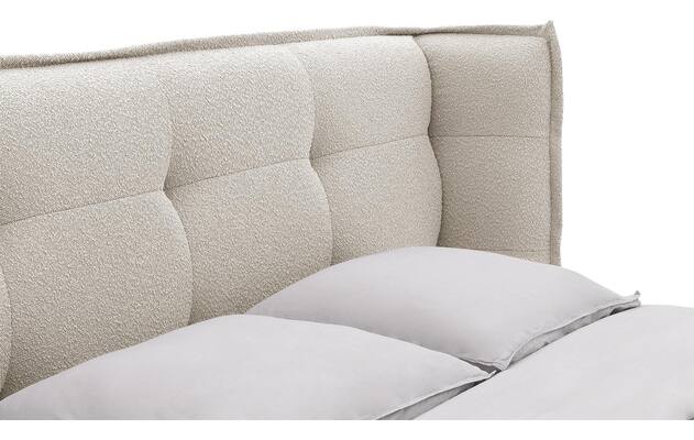 Goossens gestoffeerd bedframe canon beige stof - 8231855-goossens-canon-bedframe-stof-08