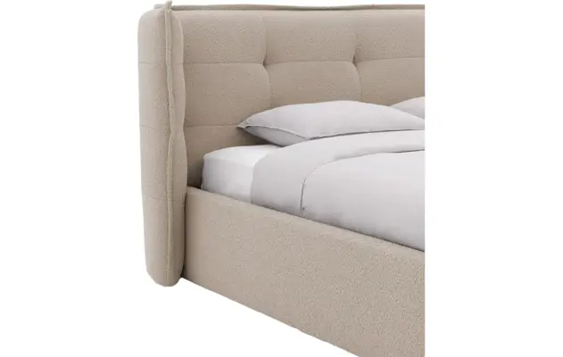 Goossens gestoffeerd bedframe canon bruin stof - 8231856-goossens-canon-bedframe-stof-07