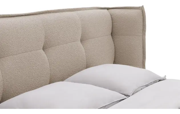 Goossens gestoffeerd bedframe canon bruin stof - 8231856-goossens-canon-bedframe-stof-08