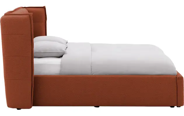 Goossens gestoffeerd bedframe canon rood stof - 8231858-goossens-canon-bedframe-stof-03