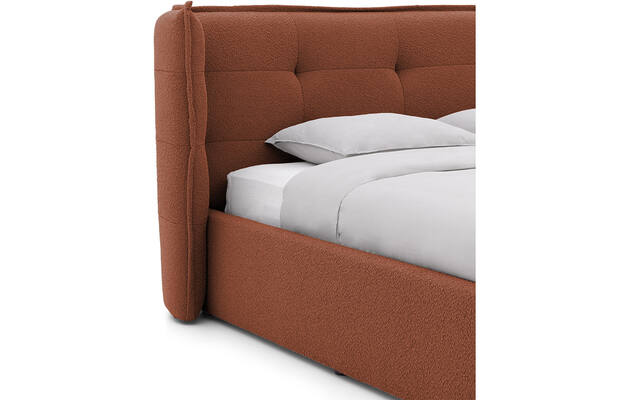 Goossens gestoffeerd bedframe canon rood stof - 8231858-goossens-canon-bedframe-stof-07