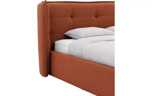 Goossens gestoffeerd bedframe canon rood stof - 8231858-goossens-canon-bedframe-stof-07
