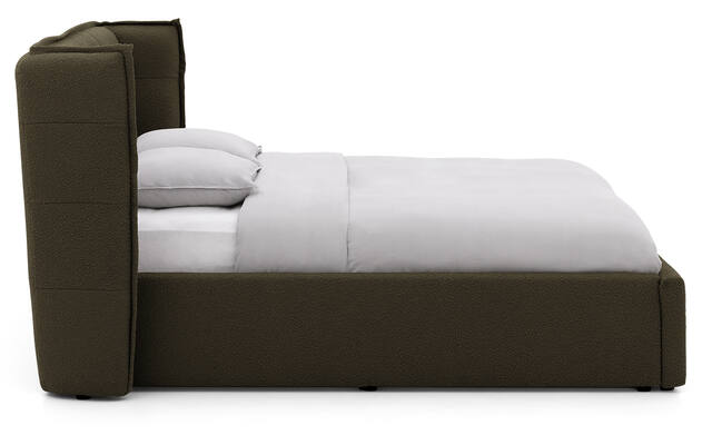 Goossens gestoffeerd bedframe canon groen stof - 8231859-goossens-canon-bedframe-stof-03