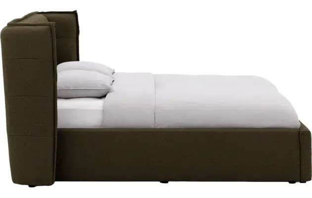 Goossens gestoffeerd bedframe canon groen stof - 8231859-goossens-canon-bedframe-stof-03