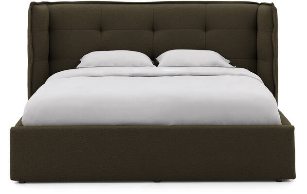 Goossens gestoffeerd bedframe canon groen stof - 8231859-goossens-canon-bedframe-stof-04