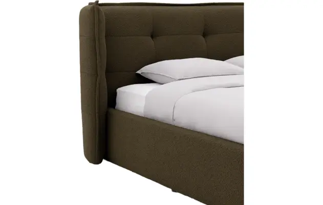 Goossens gestoffeerd bedframe canon groen stof - 8231859-goossens-canon-bedframe-stof-07