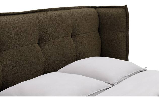 Goossens gestoffeerd bedframe canon groen stof - 8231859-goossens-canon-bedframe-stof-08