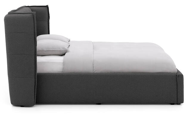 Goossens gestoffeerd bedframe canon grijs stof - 8231860-goossens-canon-bedframe-stof-03
